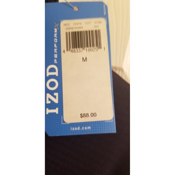 NWT MEN'S IZOD PERFORMANCE X PULLOVER HALF ZIP SIZE MED BRAND NEW NO ISSUES - Picture 3 of 4